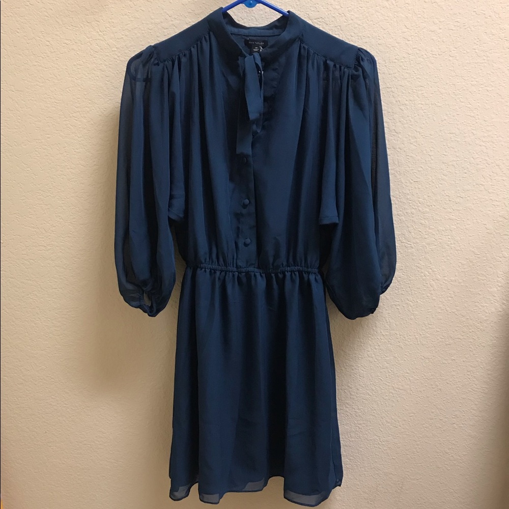 Ann Taylor Navy Blue Dress Size XS